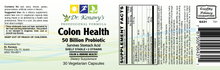 Load image into Gallery viewer, Dr. Kenawy's Colon Health 50 Billion Probiotic | 30 Vegetarian Capsules