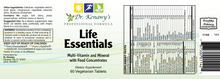 Load image into Gallery viewer, Dr. Kenawy's Life Essentials Multivitamin | 90 Vegetarian Tablets