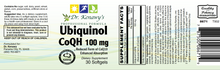 Load image into Gallery viewer, Dr. Kenawy's Ubiquinol CoQH 100 mg