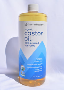Organic Castor Oil | 32 Fluid Ounces