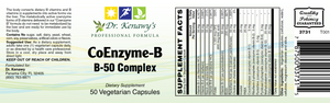 Dr. Kenawy's CoEnzyme B-50 Complex (50 Vegetarian capsules)