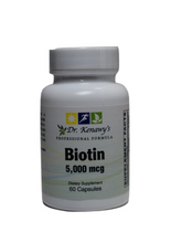 Load image into Gallery viewer, Dr. Kenawy&#39;s Biotin 5,000mcg (60 Capsules)