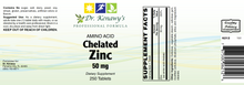 Load image into Gallery viewer, Dr. Kenawy&#39;s Chelated Zinc [Zinc Amino Acid Chelated], 50mg