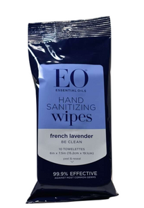 Essential Oils Hand Cleansing Wipes-French Lavender
