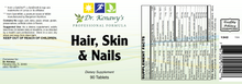 Load image into Gallery viewer, Dr. Kenawy&#39;s Hair, Skin, &amp; Nails (90 Tablets)