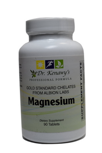 Dr. Kenawy's Chelated Magnesium [Magnesium Gold Standard Chelates] (90 Tablets)