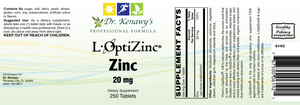 Dr. Kenawy's Zinc, Highly Bioavailable (L-OptiZinc®), 20mg