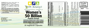 Dr. Kenawy's Women's 50 Billion Probiotic formula