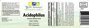 Dr. Kenawy's Acidophilus (100 Capsules)