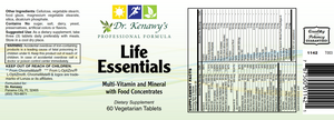 Dr. Kenawy's Life Essentials Multivitamin (90 Vegetarian Tablets)